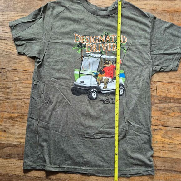 'Designated Driver' Golf Cart -Tarpon Springs, FL Short Sleeve T-Shirt - Medium - Picture 5 of 6
